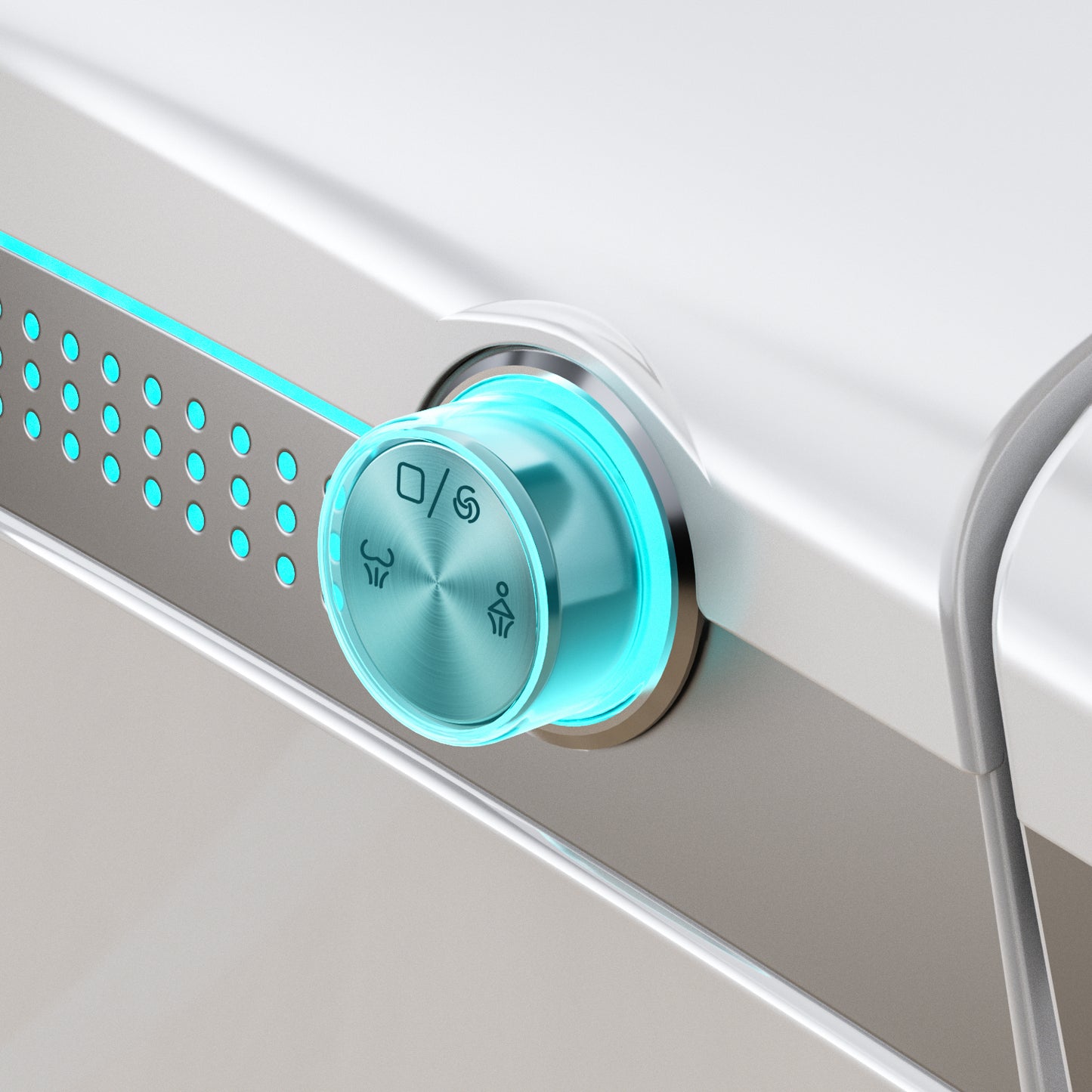 845 YachtLux smart toilet – side profile showing compact luxury design