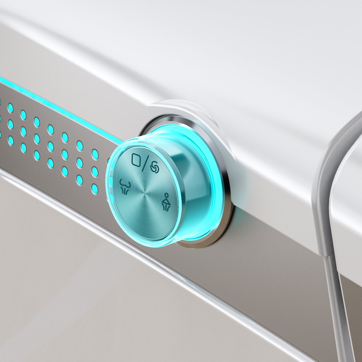 845 YachtLux smart toilet – side profile showing compact luxury design
